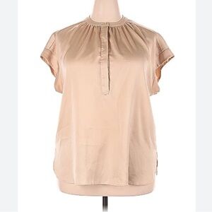 ROAMAN'S Satin Charmeuse Blouse NEW Dolman Sleeve Top Dressy Evening Office 30W